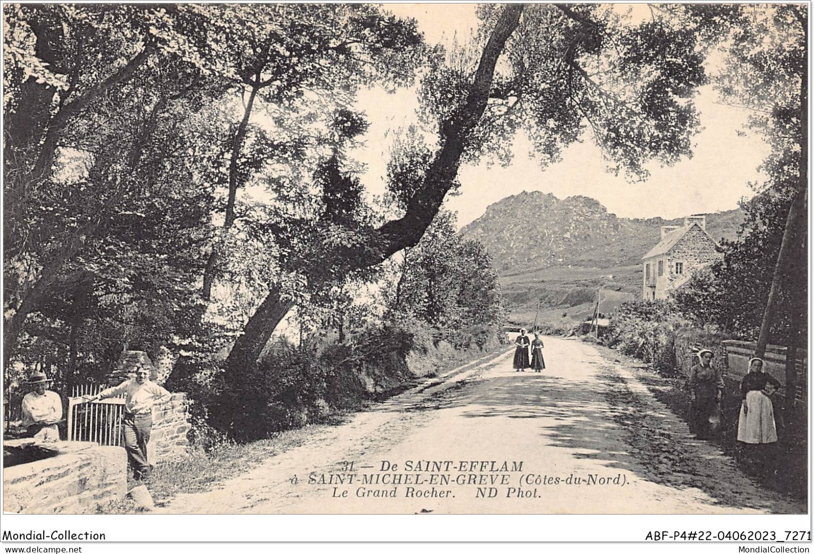 ABFP4-22-0341 - SAINT-MICHEL-EN-GREVE - SAINT-EFFLAM-Le Grand Rocher - Saint-Michel-en-Grève