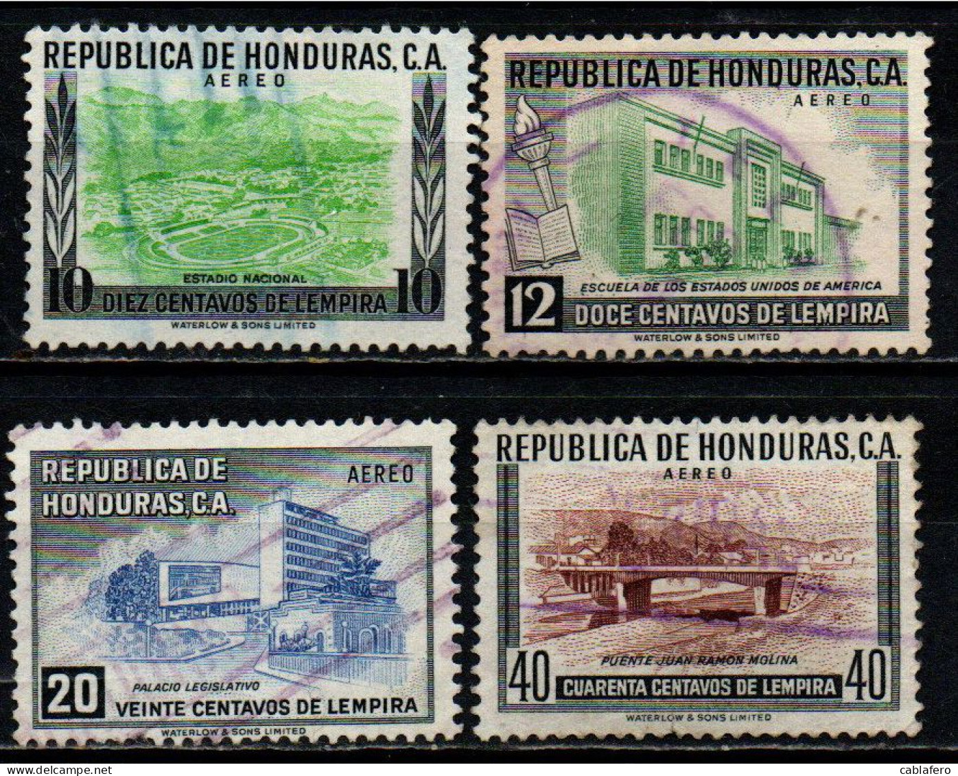 HONDURAS - 1956 - IMMAGINI DELL'HONDURAS - USATI - Honduras