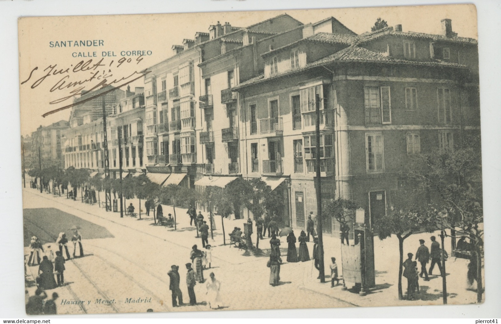 ESPAGNE - SANTANDER - Calle Del Correo - Cantabria (Santander)