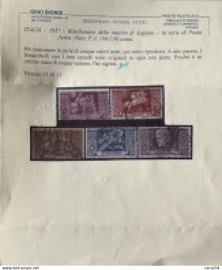 1937 - BIMILLENARIO NASCITA DI AUGUSTO SERIE COMPLETA USATA - SASSONE EURO 950 - Oblitérés