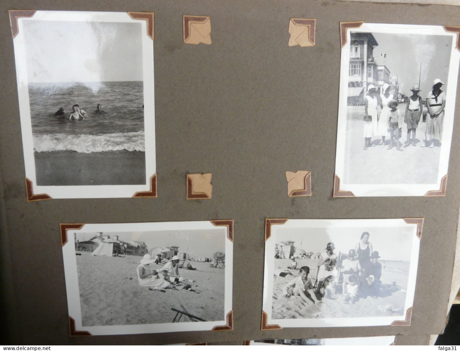Album de 99 photos groupe de jeunes femmes en voyages 1929 à 1938 manosque palavas sainte baume