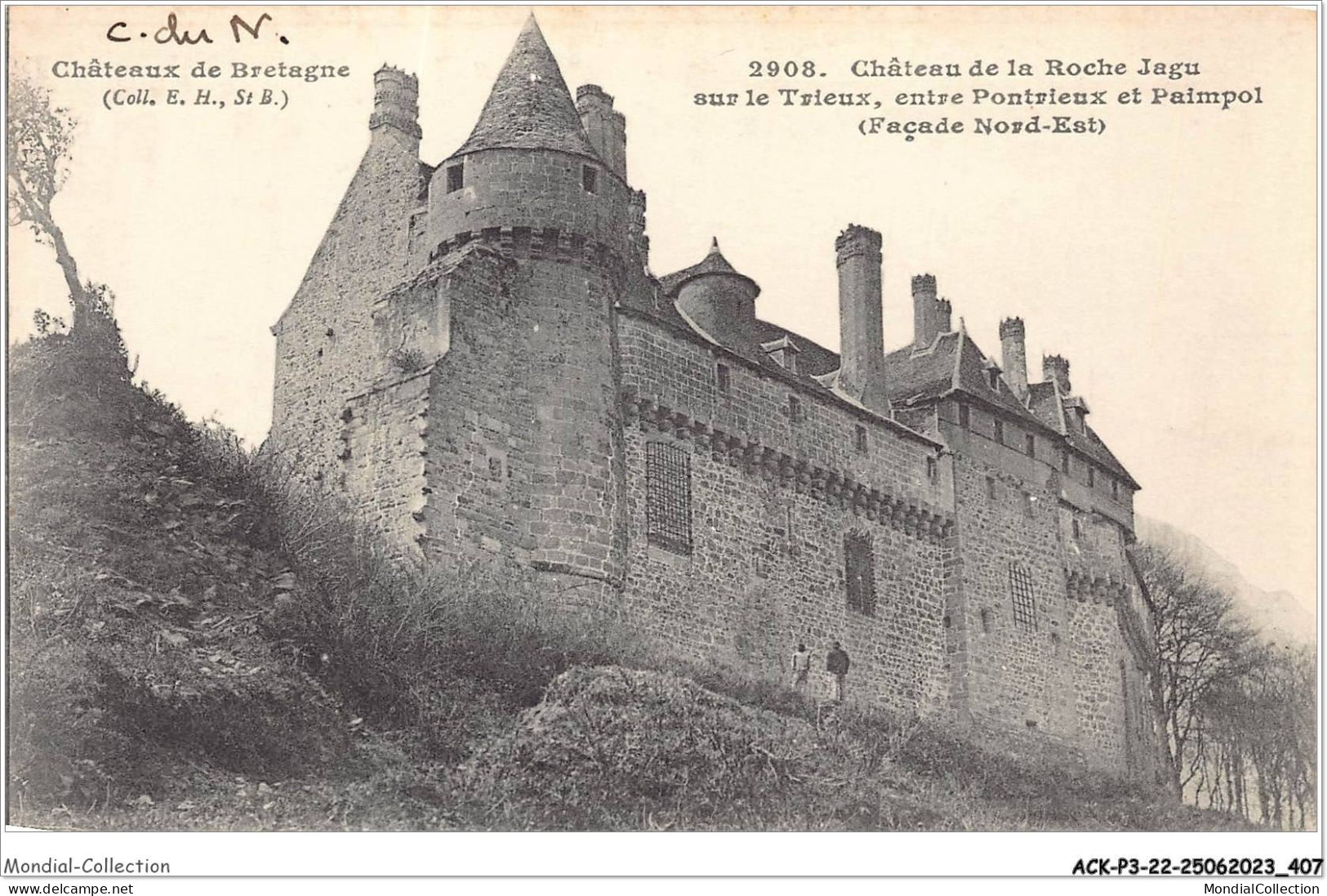 ACKP3-22-0205 - Château De La Roche Jagu Sur Le Trieux Entre Pontrieux Et Paimpol - Façade Nord-est - Paimpol