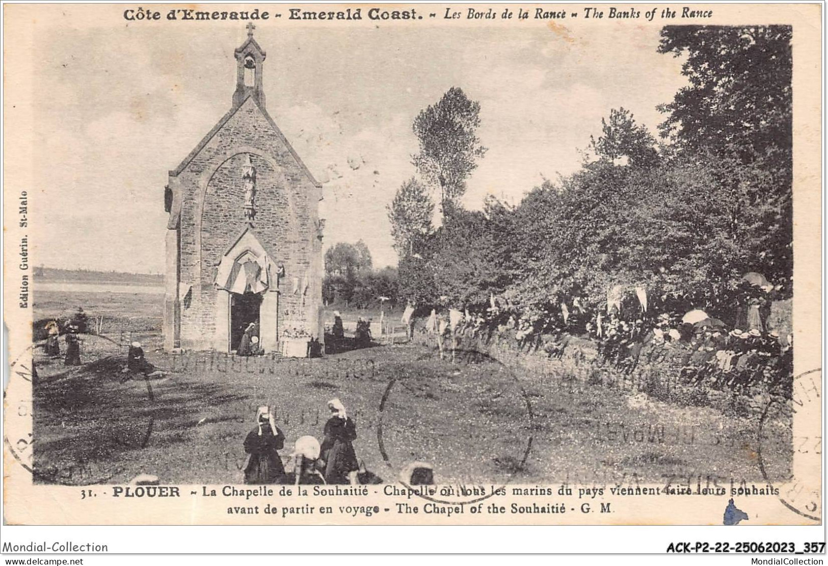 ACKP2-22-0180 - PLOUER - La Chapelle De La Souhaité - Chapelle Ou Tous Les Marins Du Pays Viennent Faire Leurs Souhaits  - Plouër-sur-Rance