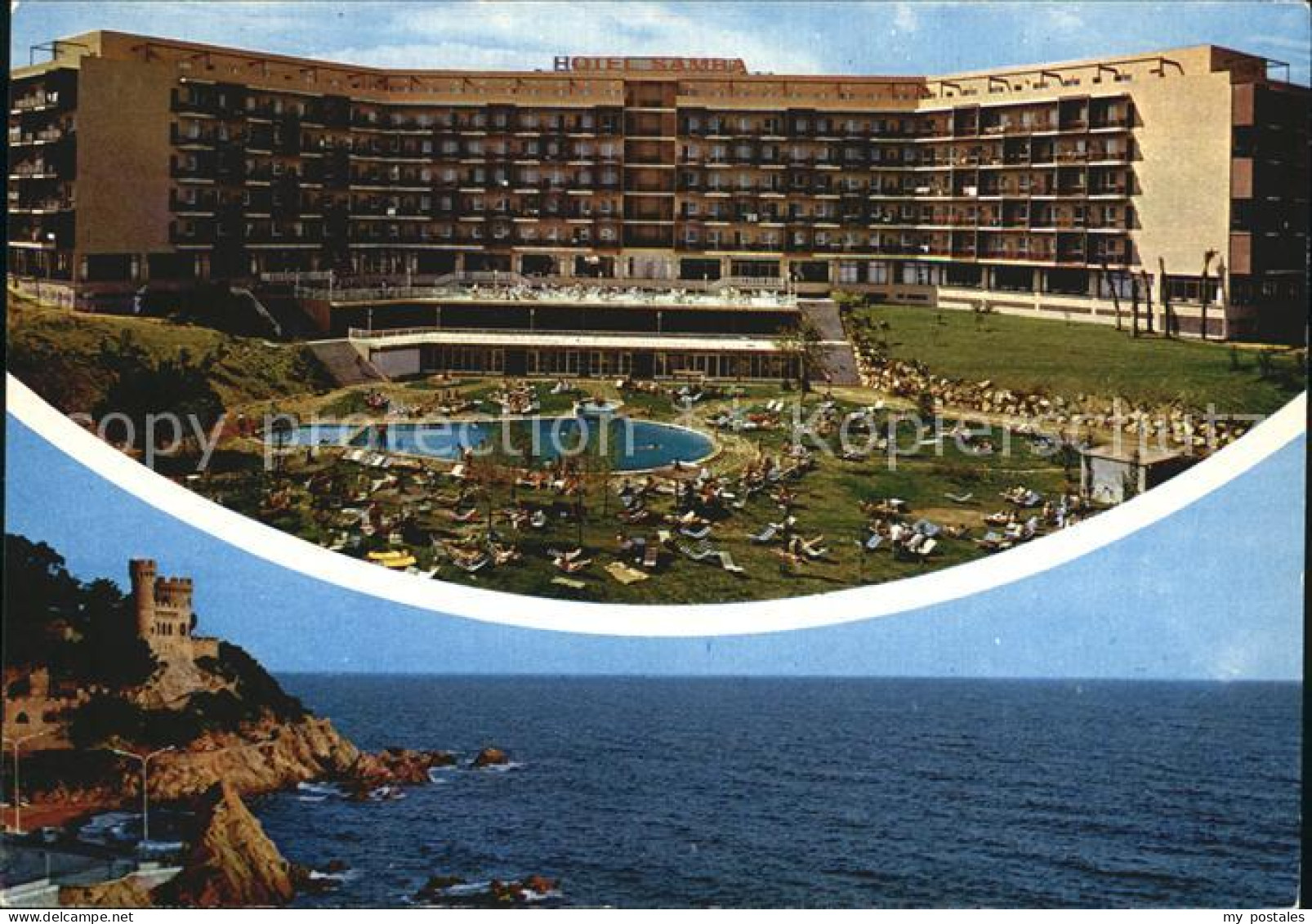 72540168 Lloret De Mar Hotel Samba Mit Strand Und Burg  - Sonstige & Ohne Zuordnung