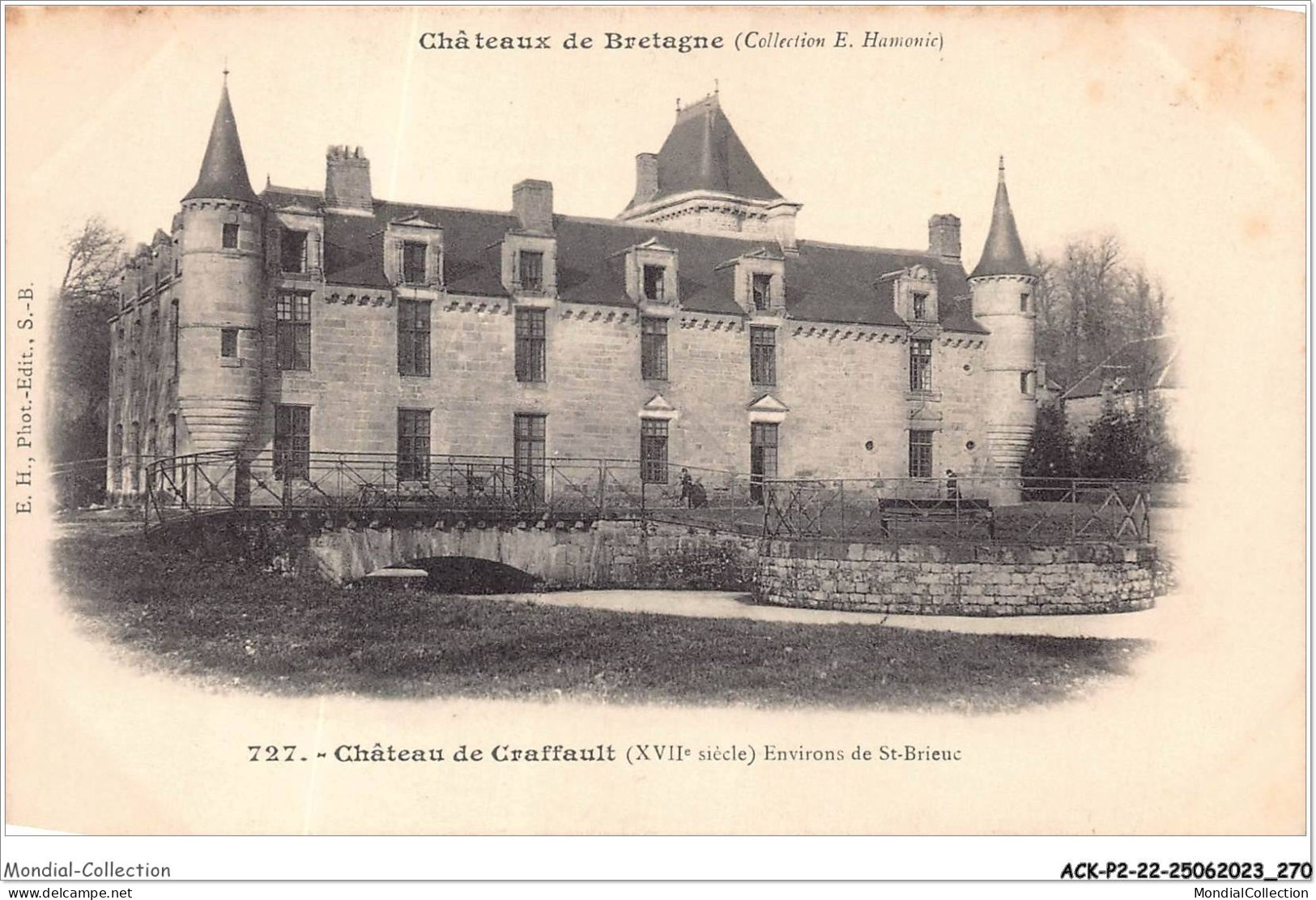 ACKP2-22-0136 - Châteaux De Bretagne - Château De Craffault - Environs De SAINT-BRIEUC - Saint-Brieuc