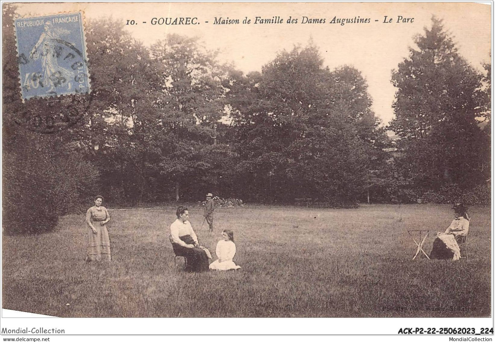 ACKP2-22-0113 - GOUAREC - Maison De Famille Des Dames Augustines - Le Parc - Gouarec