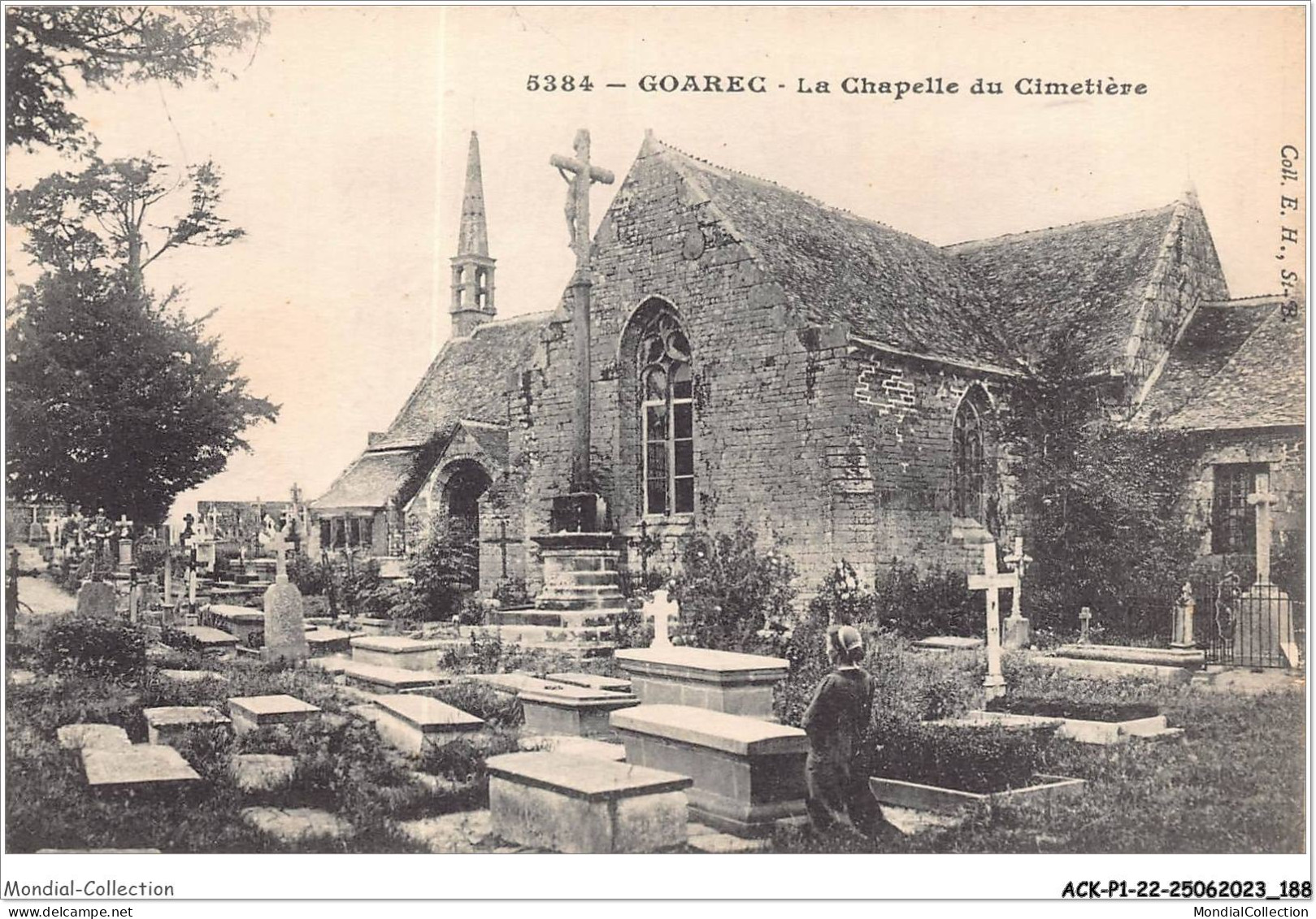 ACKP1-22-0095 - GOAREC - La Chapelle Du Cimetière - Gouarec