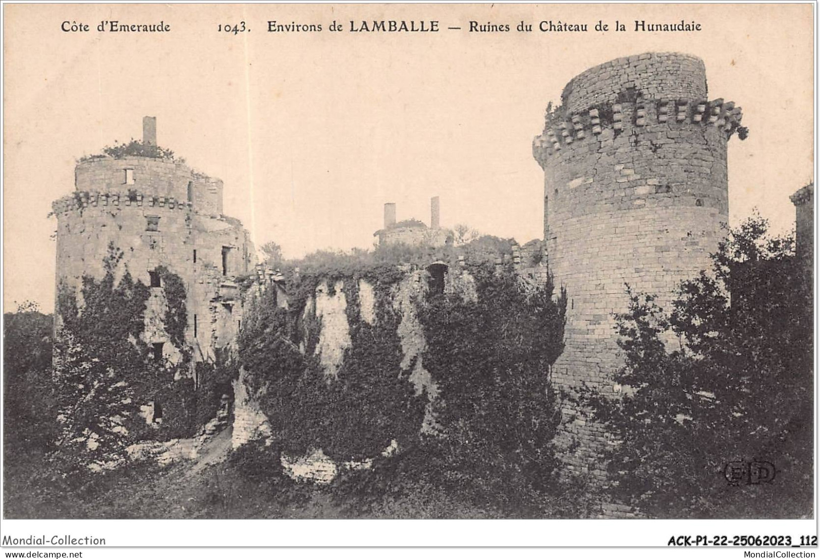 ACKP1-22-0057 - ENVIRONS DE LAMBALLE - Ruines Du Château De La Hunaudaie - Lamballe