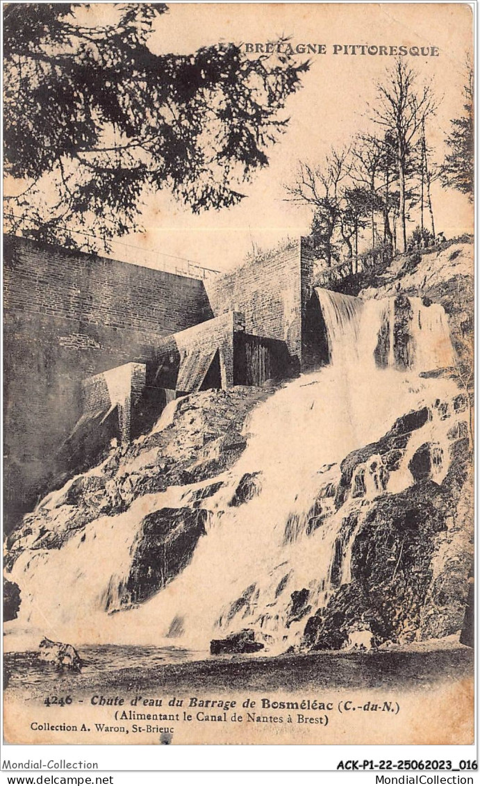 ACKP1-22-0009 - Chute D'eau Du Barrage De BOSMELEAC  - Bosméléac