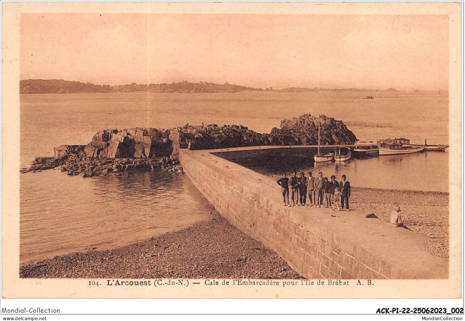 ACKP1-22-0002 - L'ARCOUEST - Cale De L'embarcadère Pour L'ile De Brehat - Ile De Bréhat