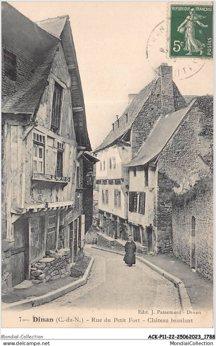 ACKP11-22-0891 - DINAN - Rue Du Petit Fort - Château Branlant  - Dinan