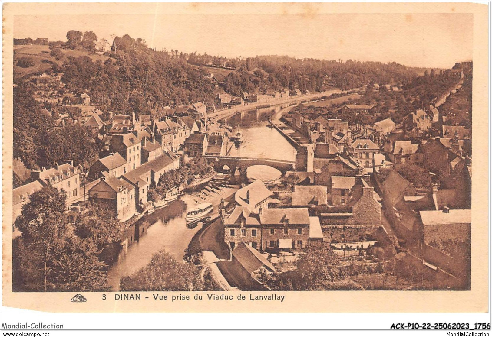 ACKP10-22-0875 - DINAN - Vue Prise Du Viaduc De Lanvallay - Dinan