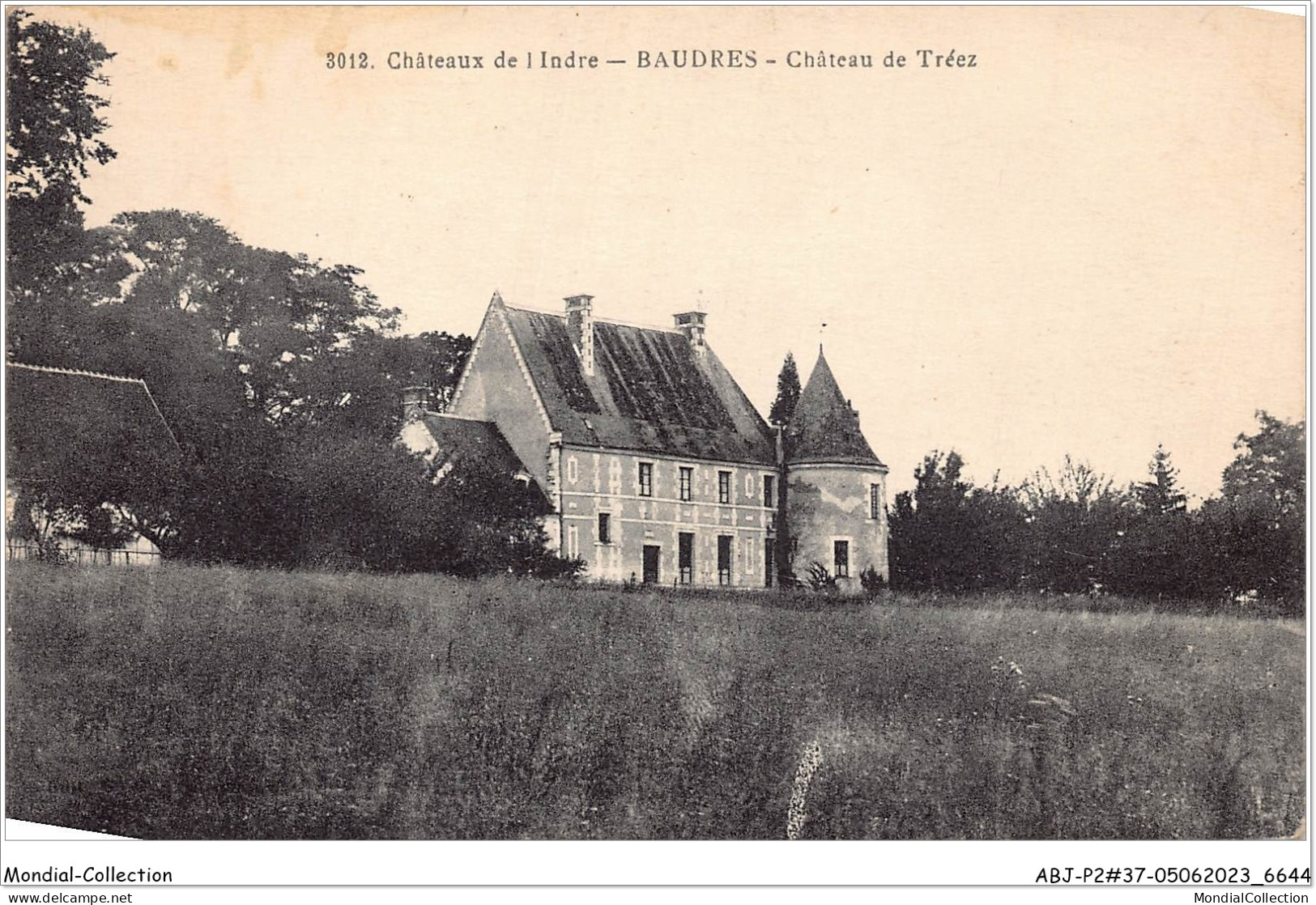 ABJP2-37-0137 - Chateau De L'indre - BAUDRES - Chateau De Treez - Autres & Non Classés