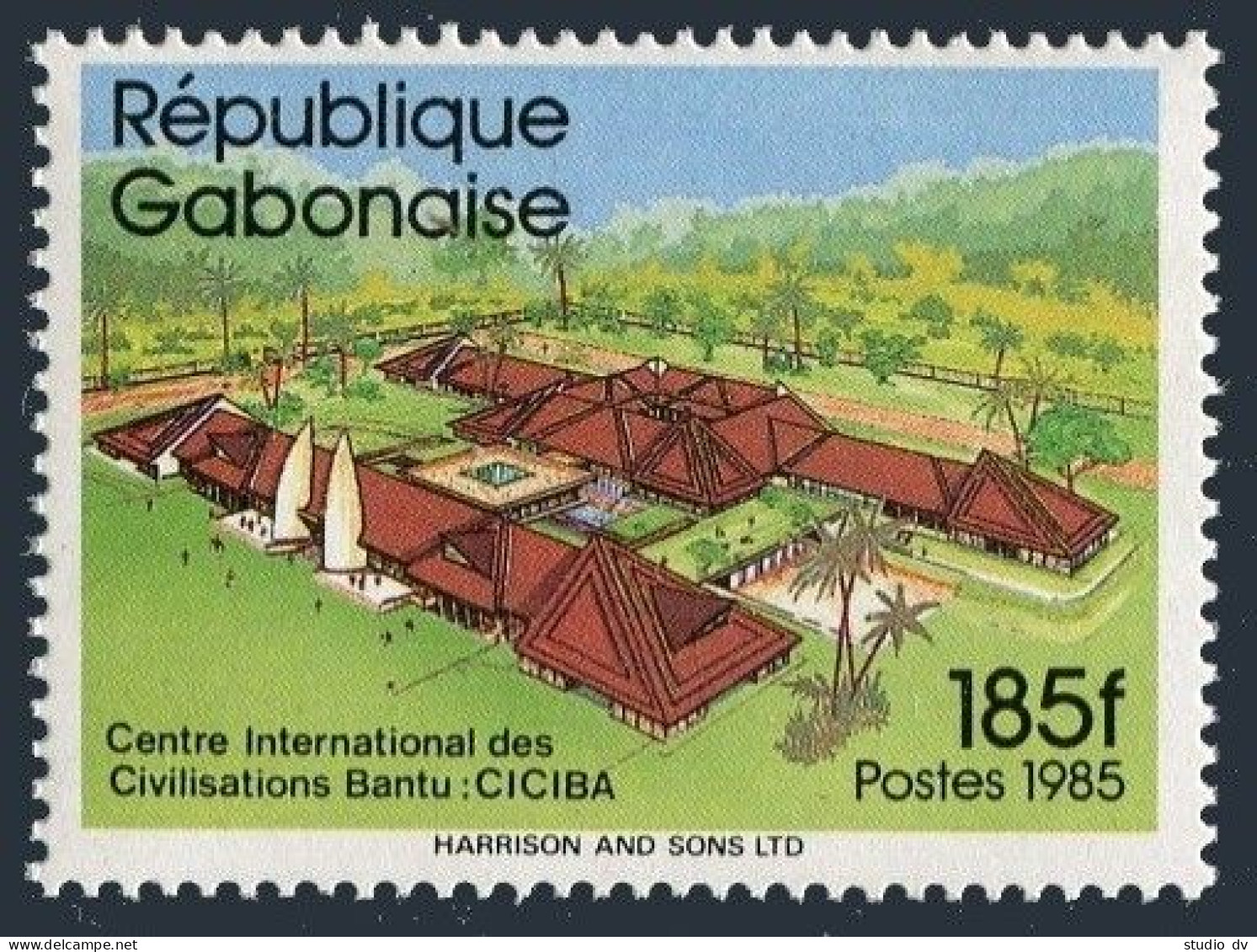 Gabon 594,MNH.Michel 948. Center Of The Bantu Civilizations,1985. - Gabon