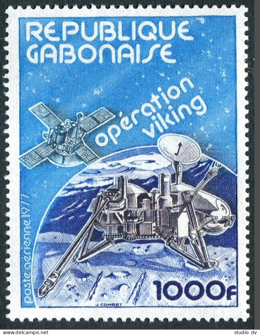 Gabon C197, MNH. Michel 641. Viking US Space Probe, 1977. - Gabon