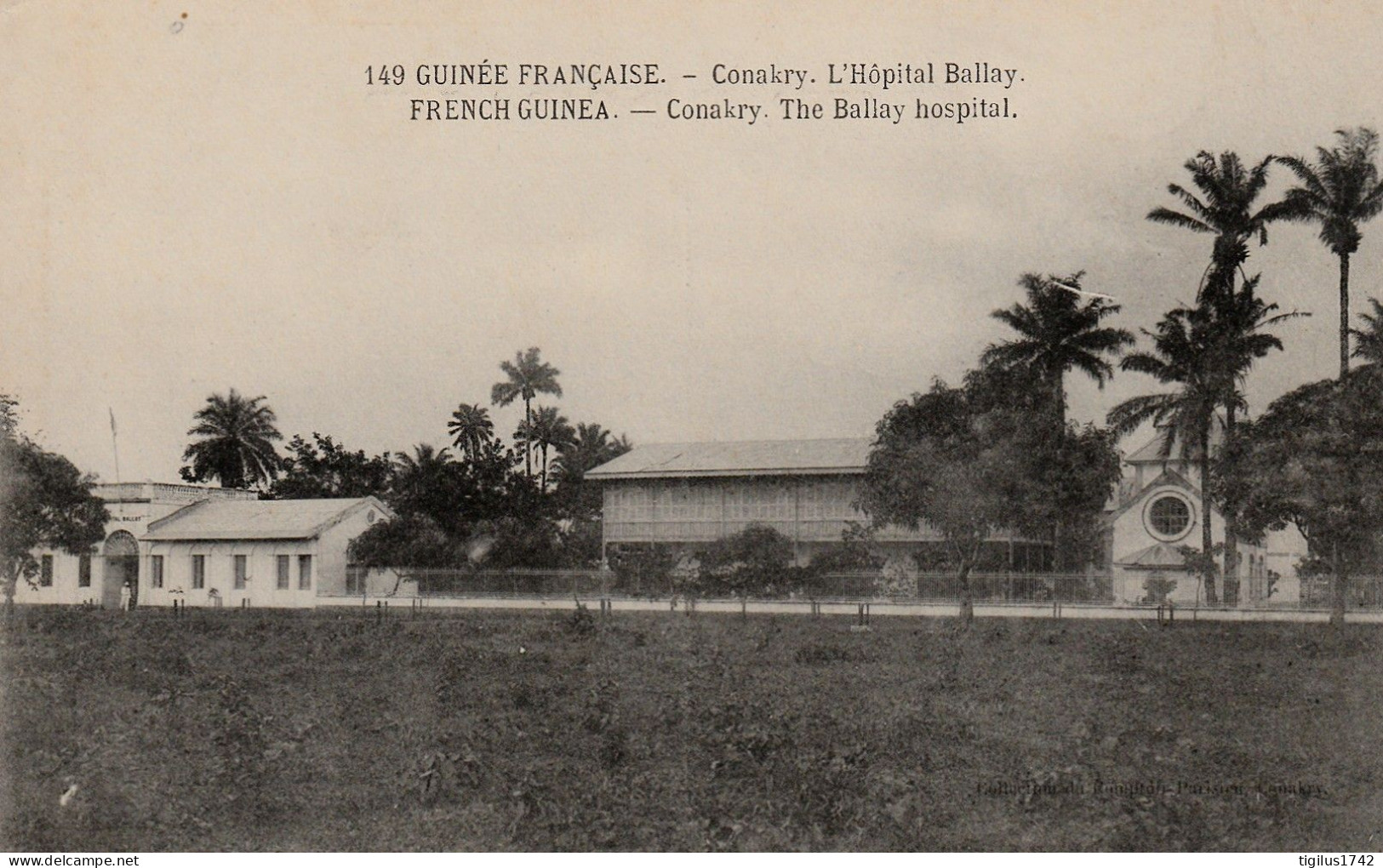 Guinée Française Conakry L'hôpital Ballay - Frans Guinee