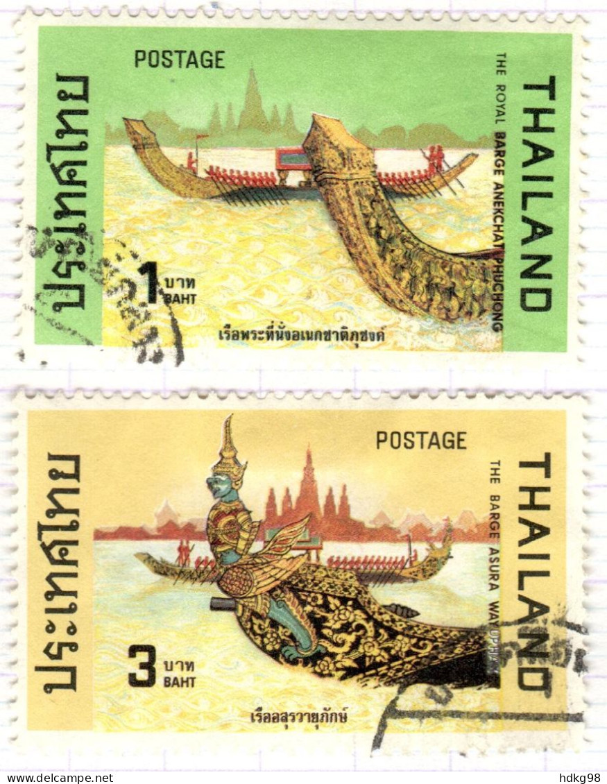 T+ Thailand 1975 Mi 784 787 Barkassen - Thailand