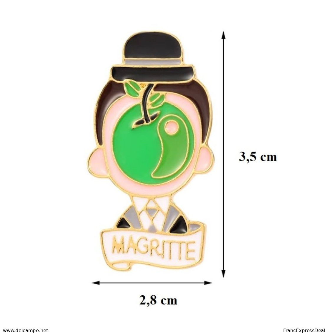 Pin's NEUF En Métal Pins - René Magritte - Personaggi Celebri