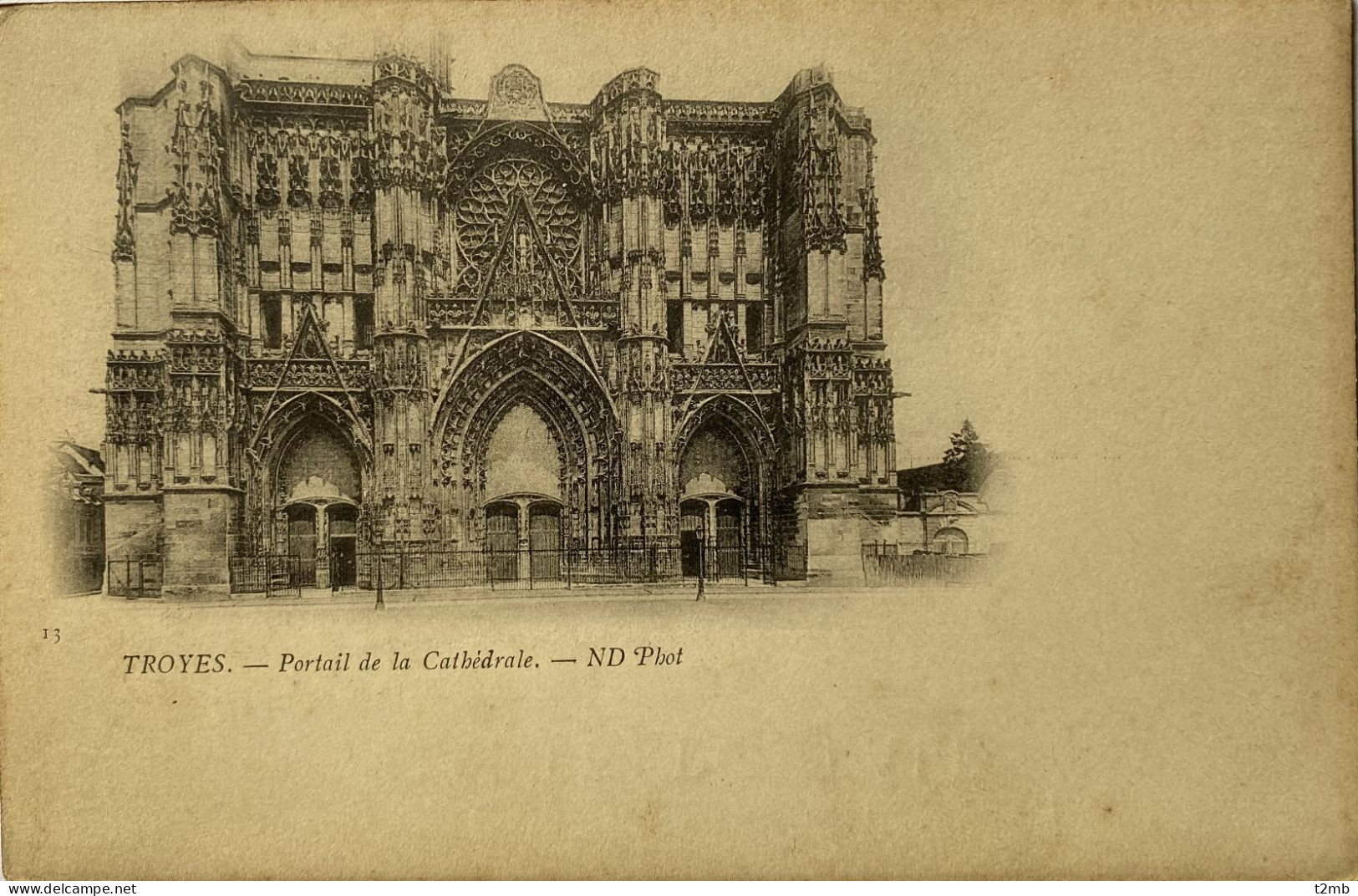 CPA (Aube) TROYES - Portail De La Cathédrale - Troyes