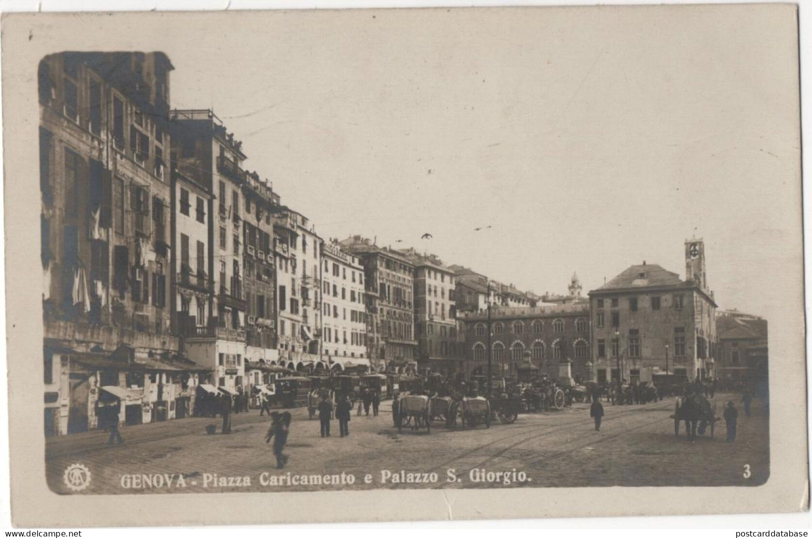 Genova - Piazza Caricamento E Palazzo S. Giorgio - Genova (Genoa)