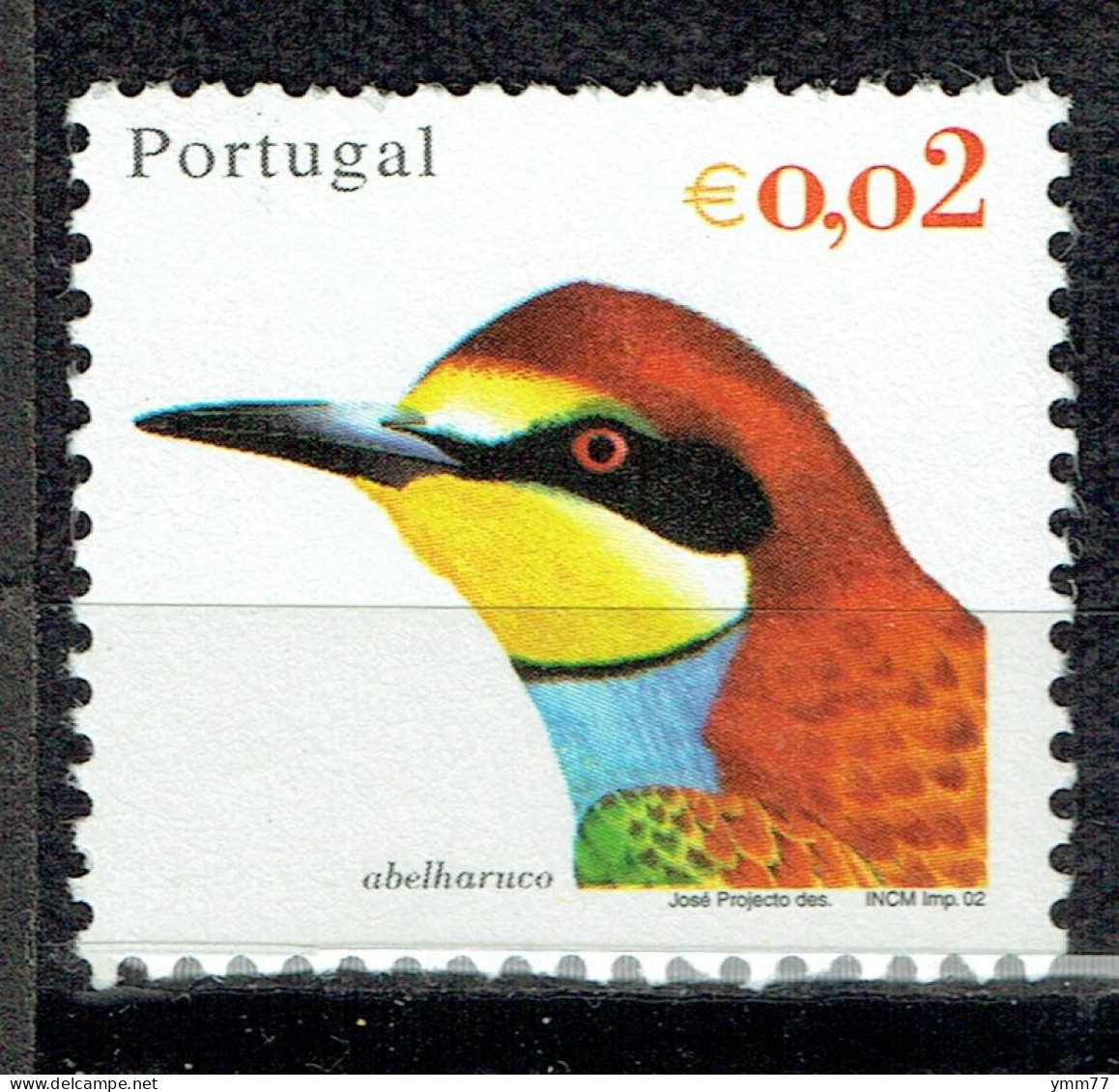 Série Courante. Tête D'oiseau : Guépier D'Europe - Unused Stamps