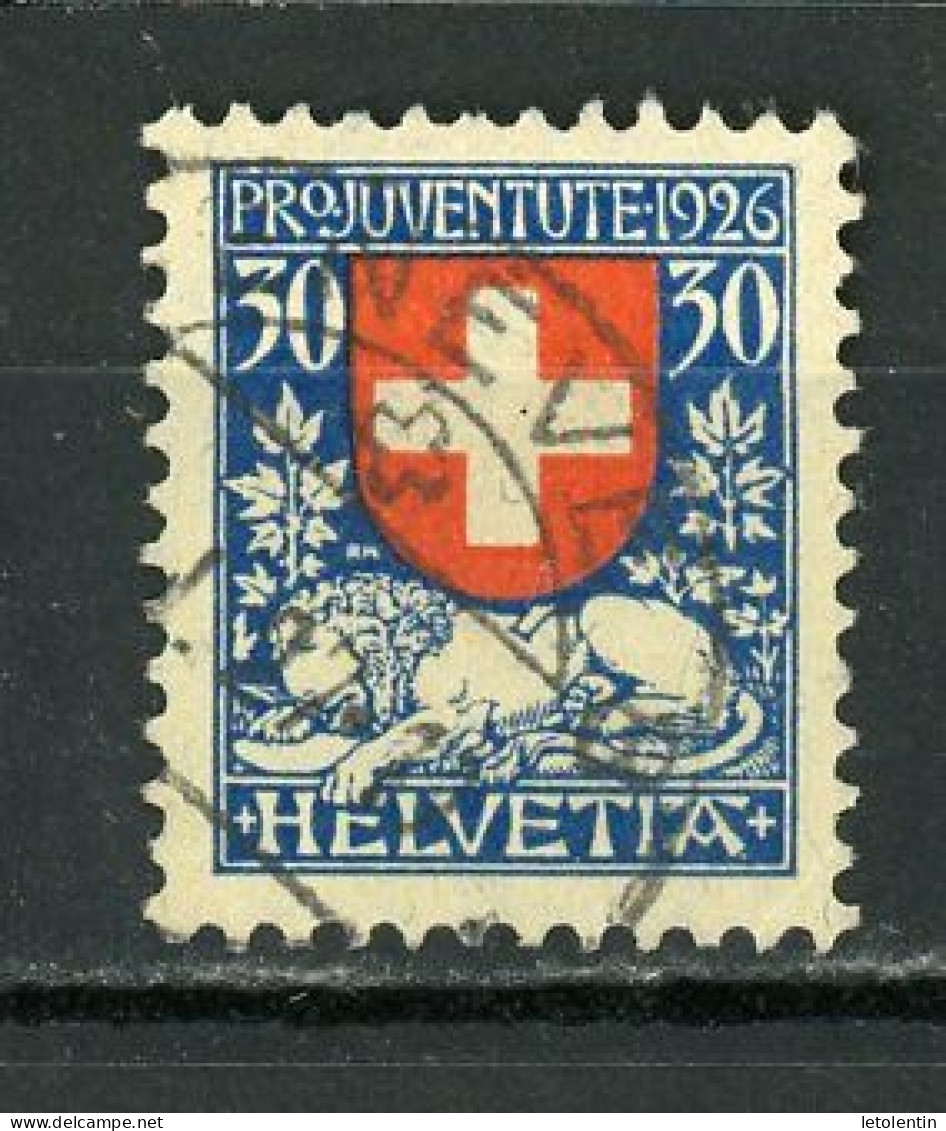 SUISSE - POUR LA JEUNESSE -  N° Yt 225 Obli. - Used Stamps