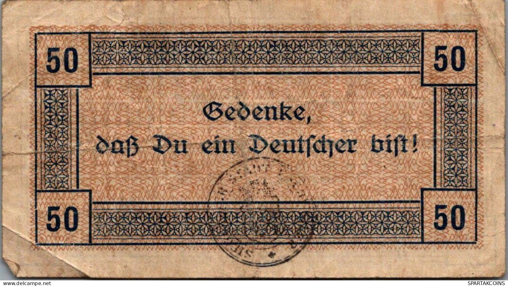 50 PFENNIG 1918 Stadt ESCHWEILER Rhine DEUTSCHLAND Notgeld Banknote #PG477 - [11] Local Banknote Issues