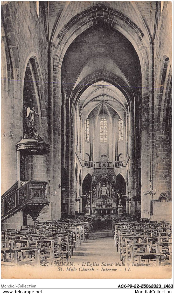 ACKP9-22-0728 - DINAN - L'église Saint-malo - Intérieur  - Dinan