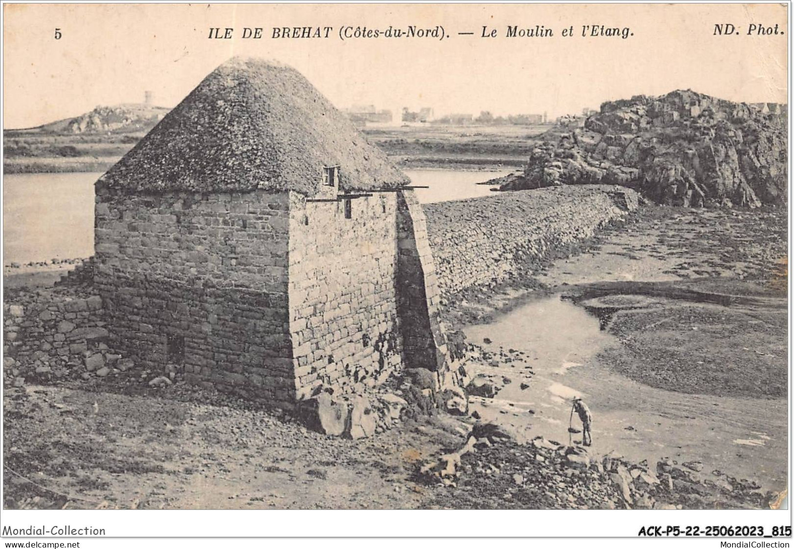 ACKP5-22-0404 - ILE DE BREHAT - Le Moulin Et L'étang - Ile De Bréhat