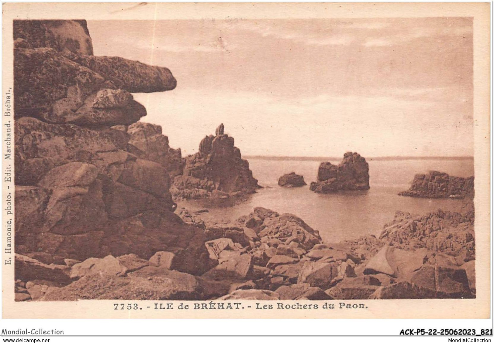 ACKP5-22-0407 - ILE DE BREHAT - Les Rochers Du Paon - Ile De Bréhat
