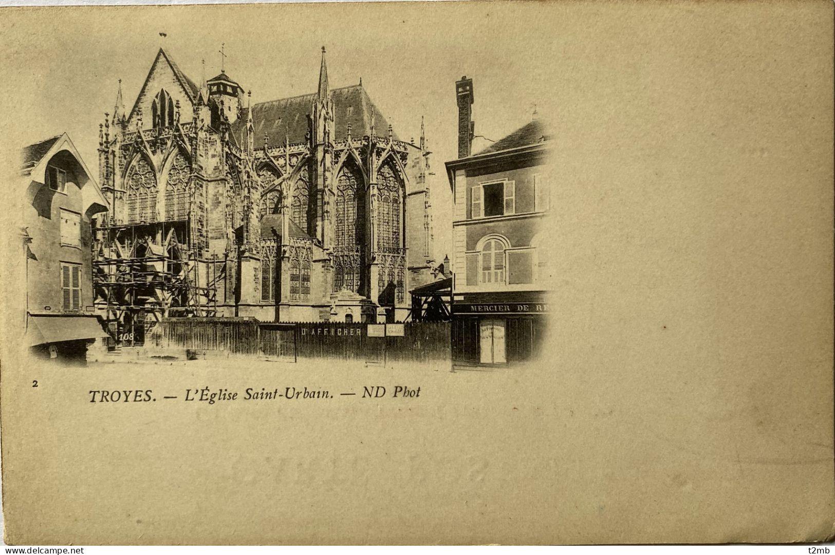 CPA (Aube) TROYES - L'église Saint Urbain - Troyes