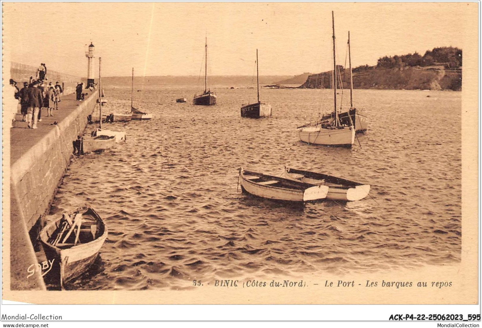 ACKP4-22-0299 - BINIC - Le Port - Les Barques Au Repos  - Binic