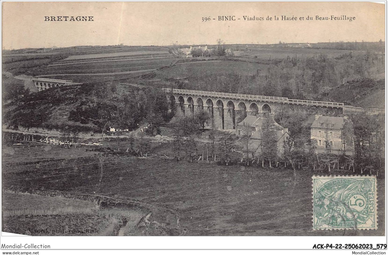 ACKP4-22-0291 - BINIC - Viaducs De La Hasée Et Beau-feuillage - Binic