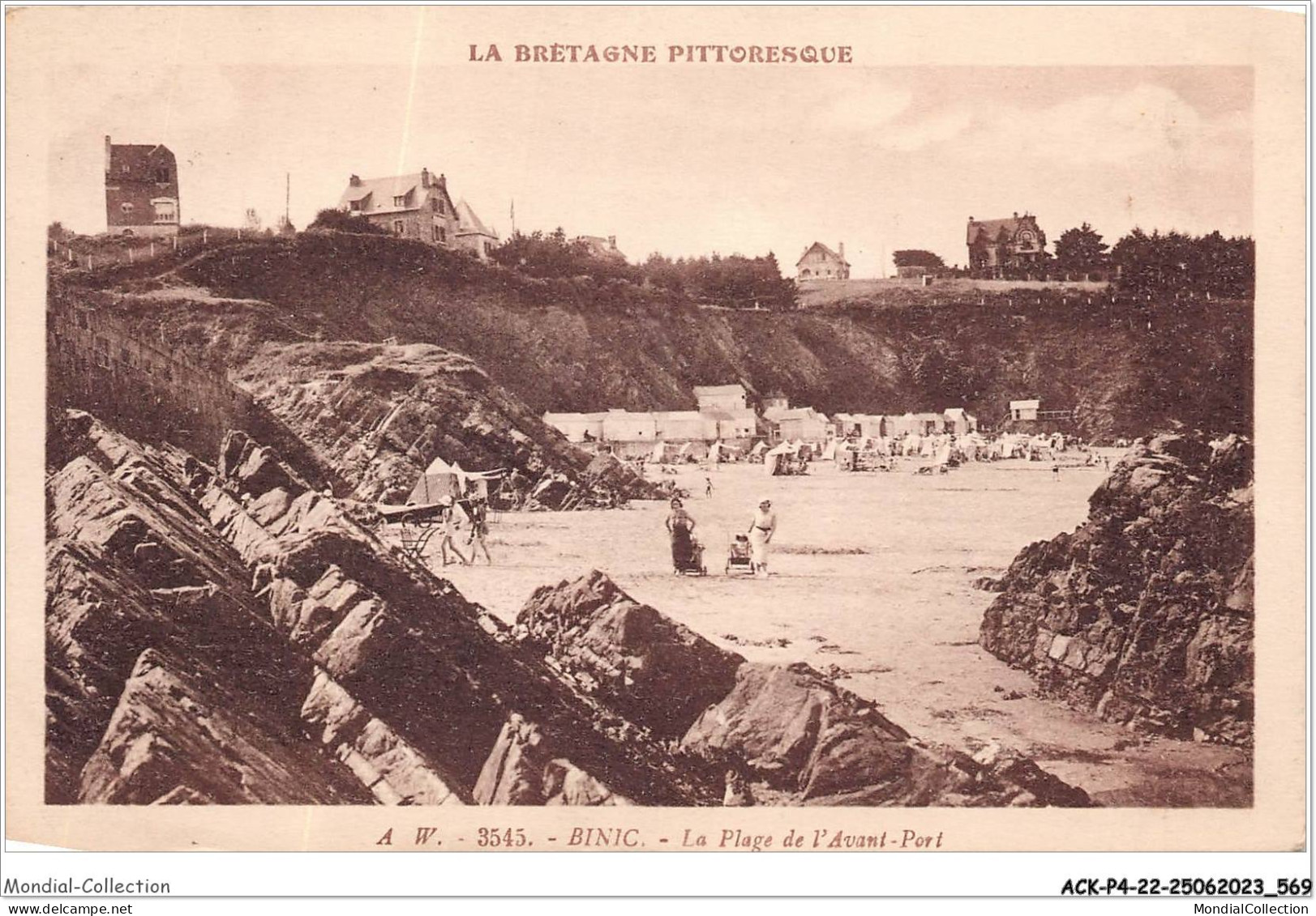 ACKP4-22-0286 - BINIC - La Plage De L'avant-port  - Binic