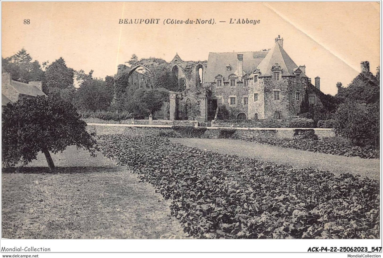 ACKP4-22-0275 - BEAUPORT - L'abbaye  - Paimpol