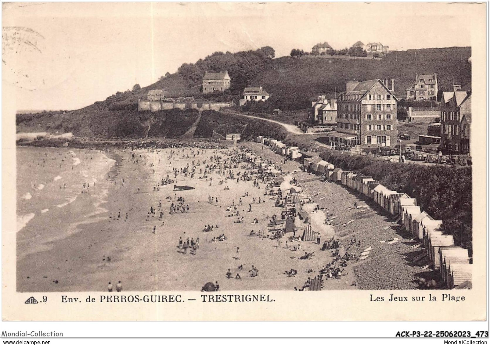 ACKP3-22-0238 - Environs De PERROS-GUIREC - TRESTRIGNEL - Les Jeux Sur La Plage - Perros-Guirec