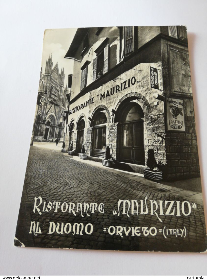 66C) Storia Postale Cartoline, Intero, Cartolina Postale Ristorante Al Duomo Orvieto - Marcophilia