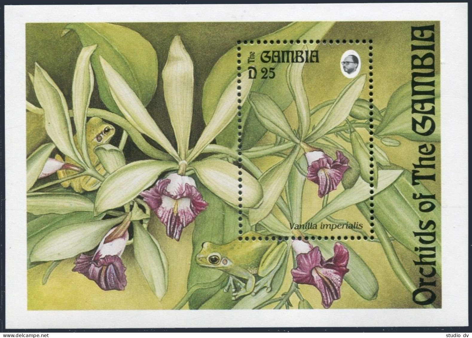 Gambia 1522-1523 Sheets,MNH.Michel Bl.225-226. Flowers 1994.Orchids.  - Gambie (1965-...)