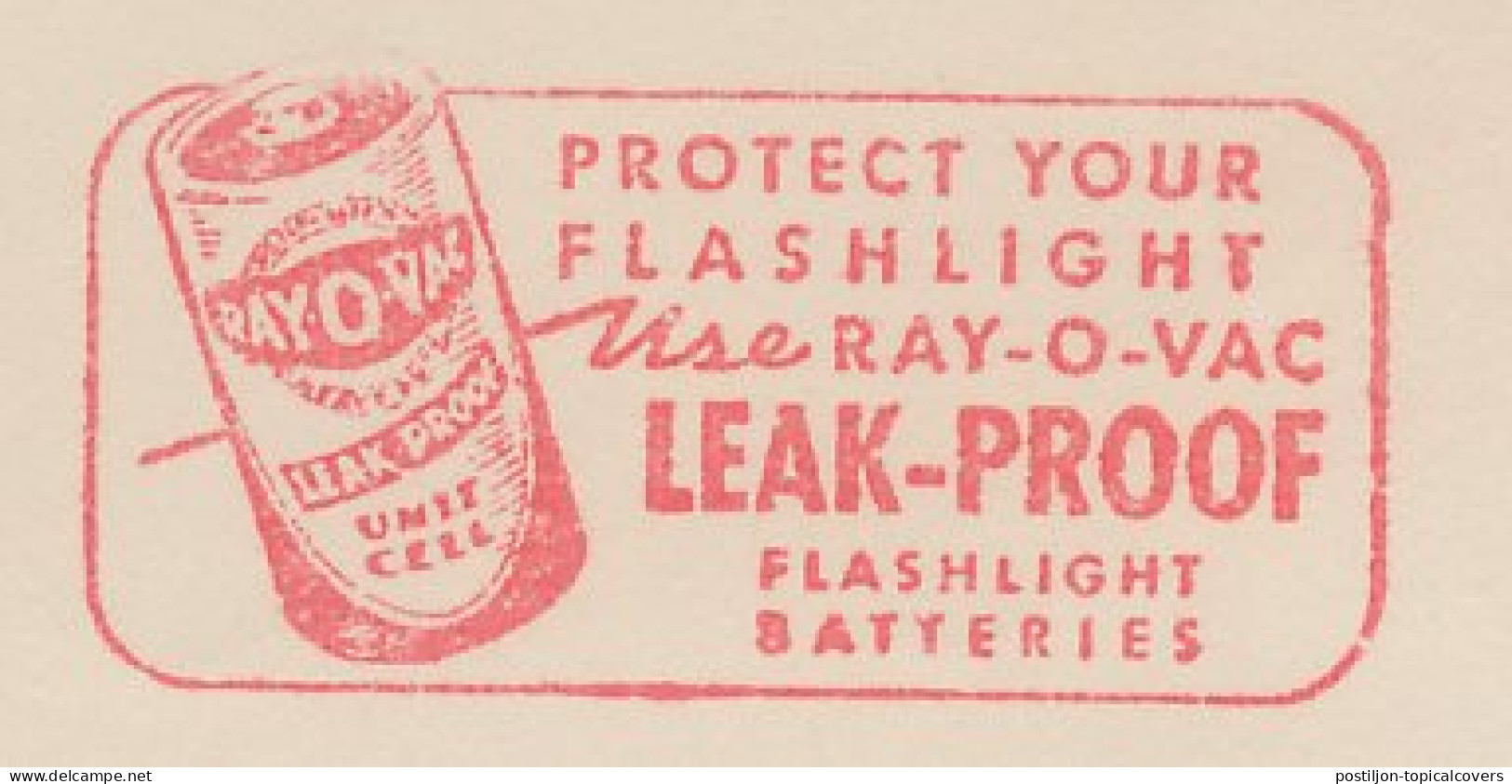 Meter Cut USA 1942 Battery - Flashlight - Autres & Non Classés
