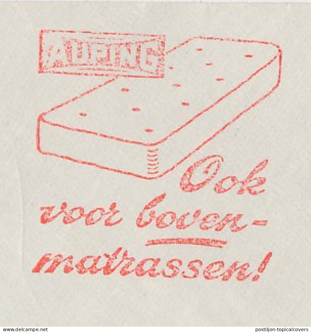 Meter Cover Netherlands 1953 Mattress - Auping - Deventer - Unclassified