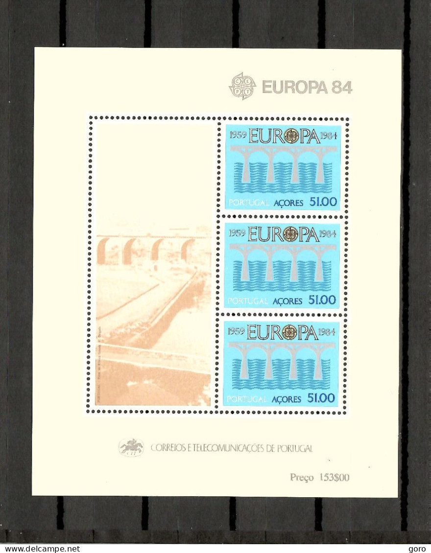 Açores  1984  .-   Y&T  Nº   5   Block   **   ( A ) - Azores