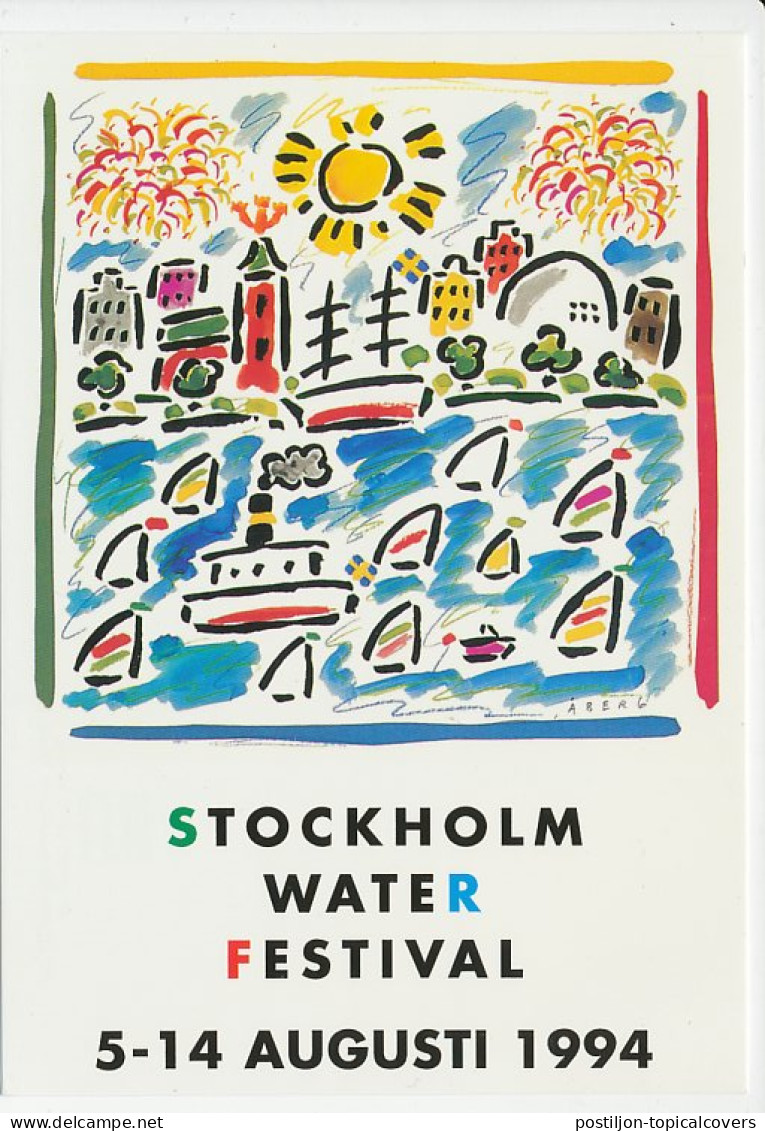 Postal Stationery Sweden Water Festival 1994 - Unclassified