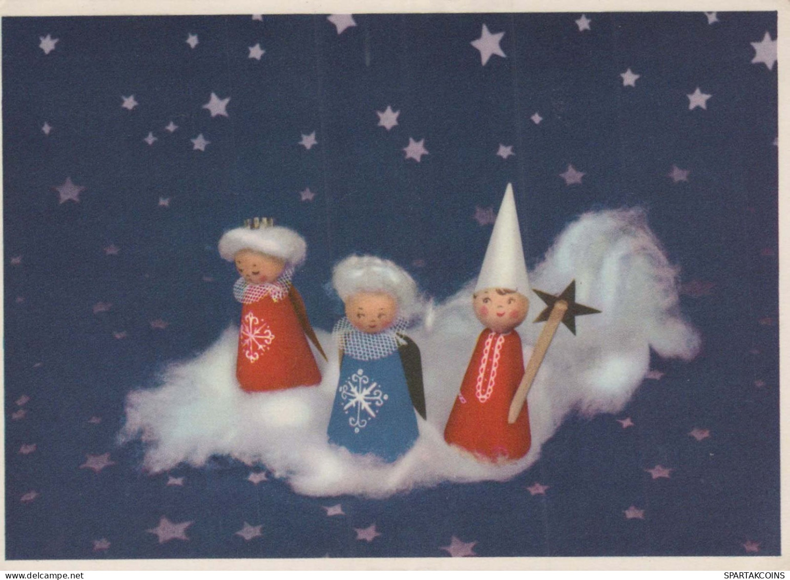 ANGELO Buon Anno Natale Vintage Cartolina CPSM #PAS727.IT - Angels