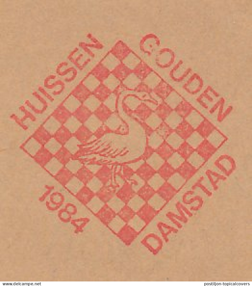 Meter Cover Netherlands 1984 Draughts Tournament Huissen - Unclassified
