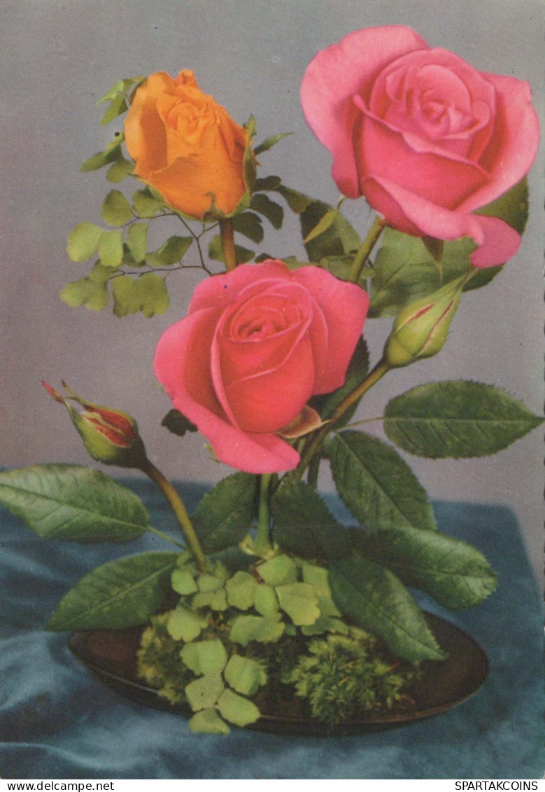FIORI Vintage Cartolina CPSM #PAS003.IT - Fleurs