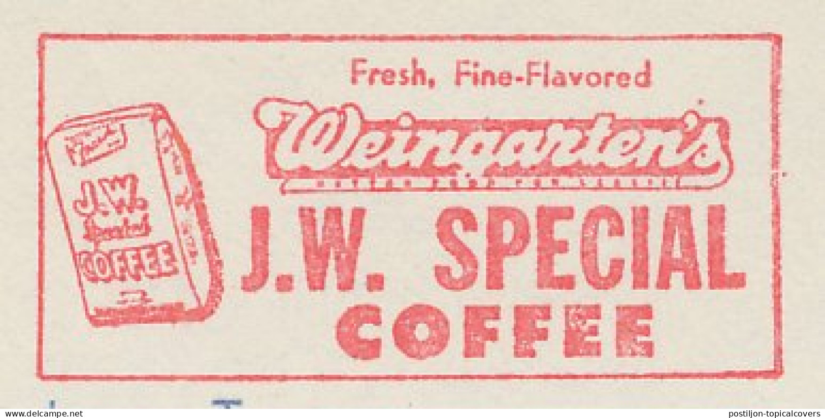 Meter Cut USA 1954 Coffee - Weingarten S - Autres & Non Classés