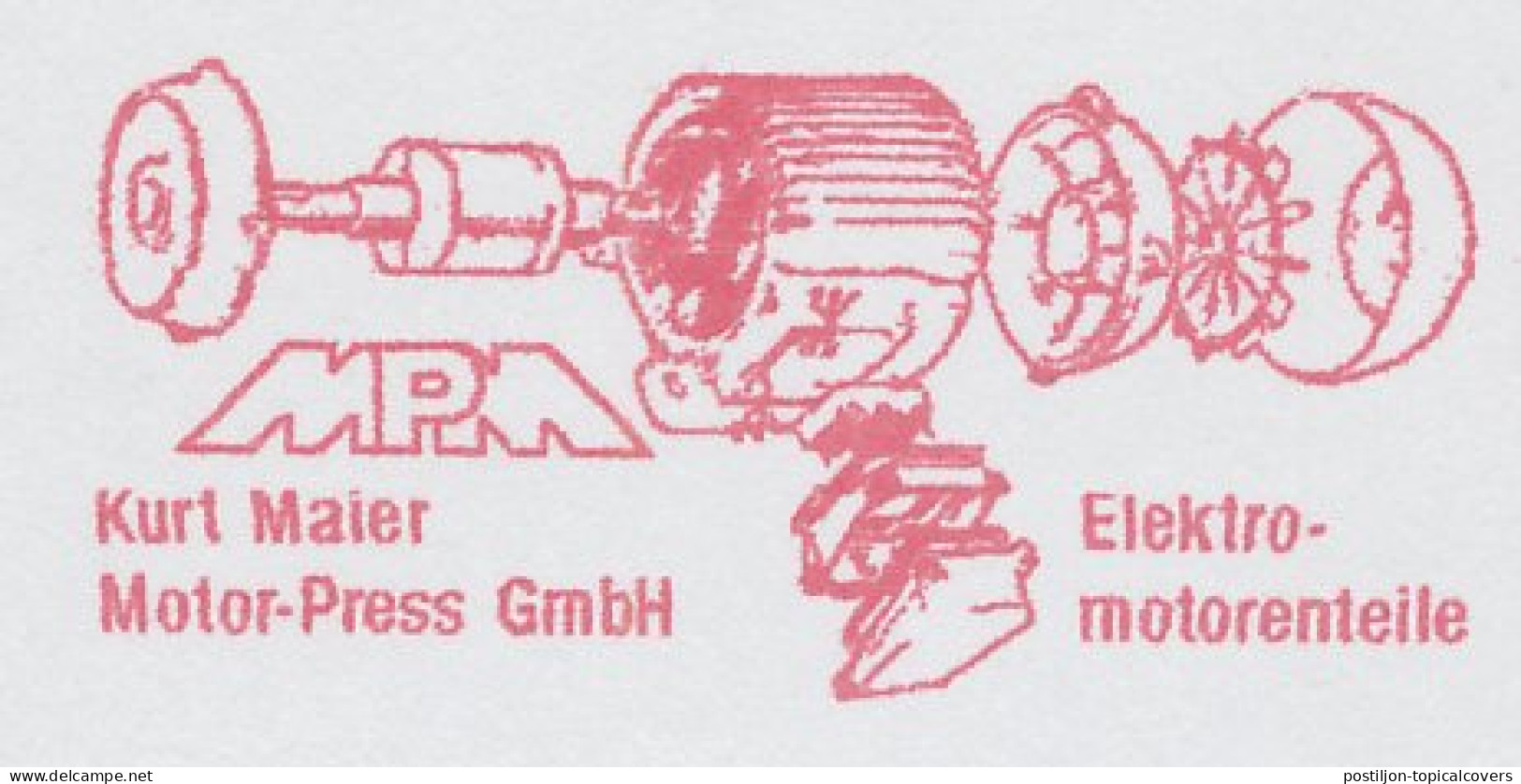 Meter Cut Germany 2001 Electromotor - Autres & Non Classés