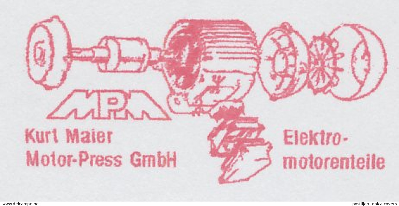 Meter Cut Germany 2001 Electromotor - Andere & Zonder Classificatie