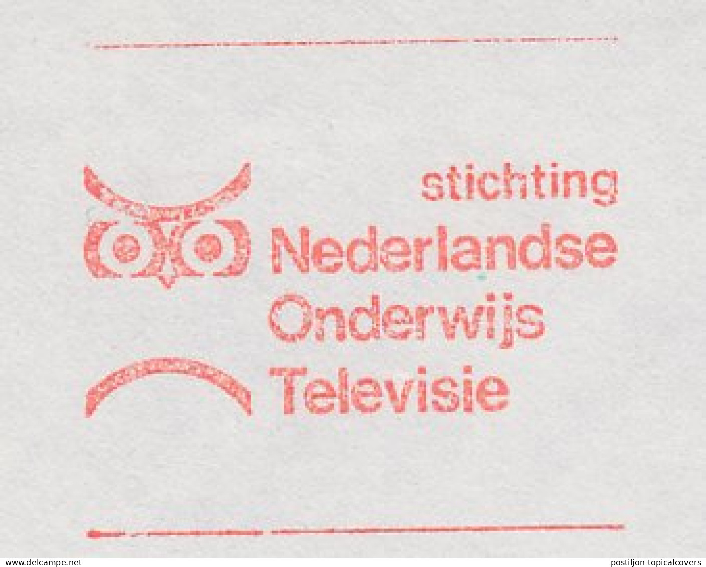 Meter Cut Netherlands 1980 Bird - Owl - Other & Unclassified