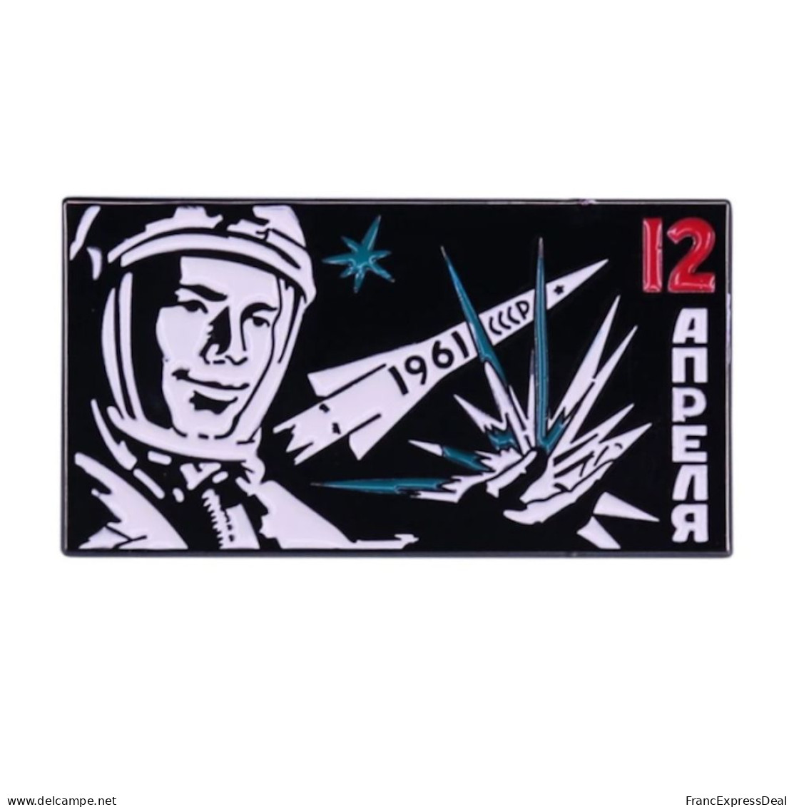 Pin's NEUF En Métal Pins - Youri Gagarine Mission Vostok 1961 - Espace
